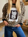 Buzo Fortune negro print - comprar online
