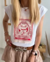 Musculosa Lucky rojo