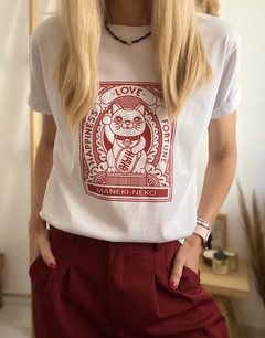 Remera Lucky Bordo - comprar online