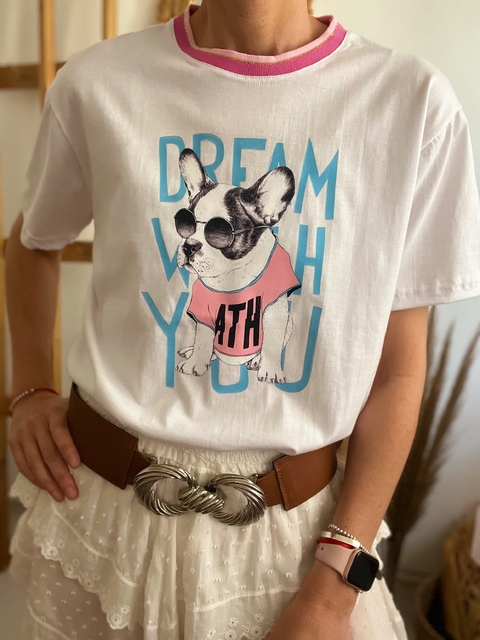 Remera Bulldog cuello