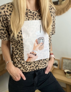 Remera Macchiato print - comprar online