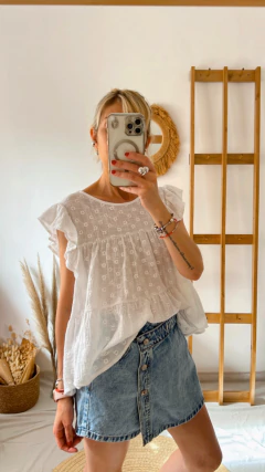 Short pollera Denim - comprar online