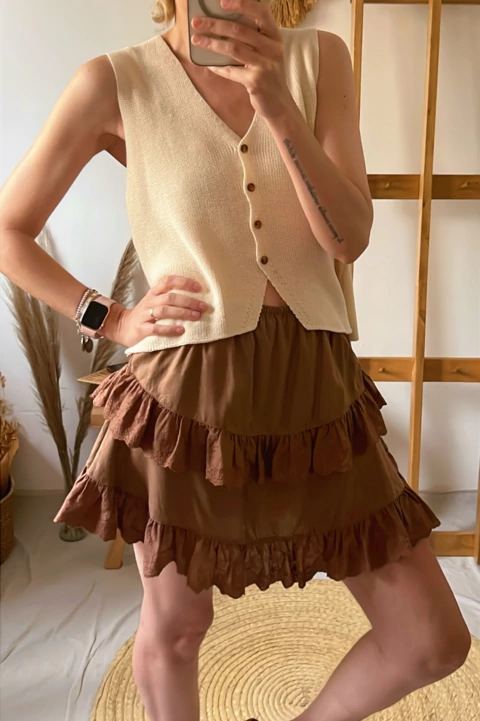 Short pollera Coco - comprar online