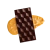 Barra de Chocolate 70% Cacau Caramelo Salgado Vegana 75g Zero Glúten Zero Lactose Zero Açúcar Luckau - para celíacos, intolerantes a lactose e diabéticos