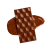 Barra de Chocolate Ao Leite 75g Zero Glúten Zero Lactose Zero Açúcar Luckau - para celíacos, intolerantes a lactose e diabéticos