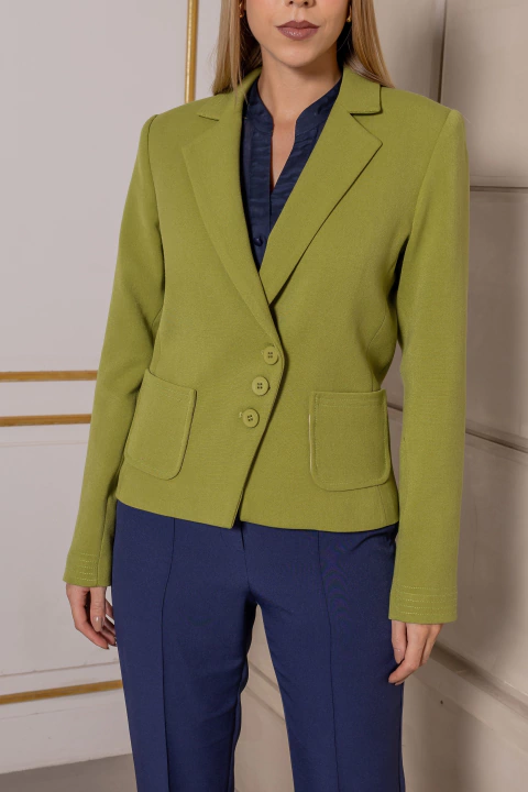 BLAZER 3 BOTÕES DIAGONAL - 2611 - comprar online