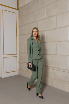 BLAZER COM FITA RETILINEA - 2618 na internet