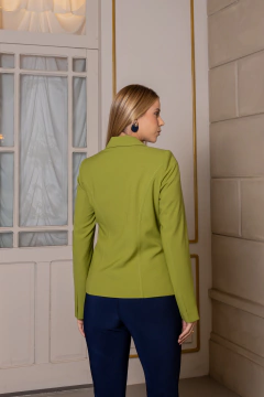 BLAZER COM LAPELA E BOTOES NA MANGA - 2624 - GINESTRA