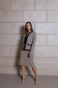 Imagem do CASAQUETO MALHA TWEED - 2627