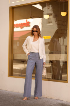 CALÇA ALFAIATARIA LINHO PURO -3749