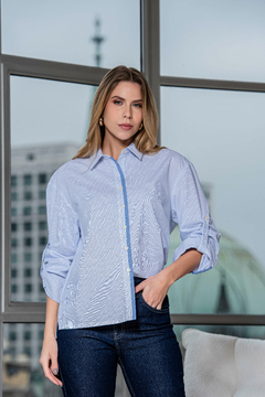 CAMISA TRICOLINE LISTRADA COMPOSE - 80.031