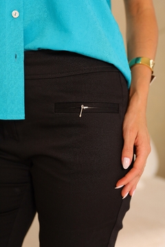 BERMUDA PIQUET DETALHE ZIPER - 3705 - loja online