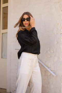 Imagem do BLUSA ORGANZA COM BOLSO - 80.119