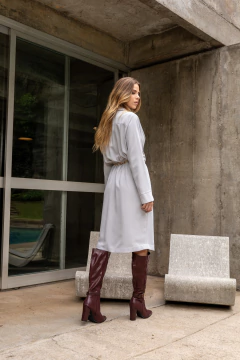 VESTIDO COM TRANSPASSE NA FRENTE - 9846 - GINESTRA