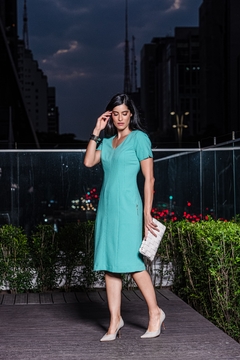 VESTIDO DETALHE COM ZÍPER - 9849 - comprar online