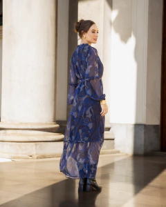 VESTIDO BOHO ESTAMPA PAISLEY - 9902 - GINESTRA