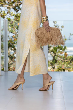 VESTIDO LINHO LONGO SEM FORRO - 9936 - loja online