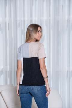 Imagem do BLUSA INTARCIA TRICOLOR - TR-29