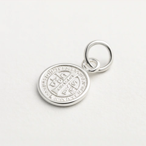 DIJE SAN BENITO PL 925 1CM (2614) - comprar online