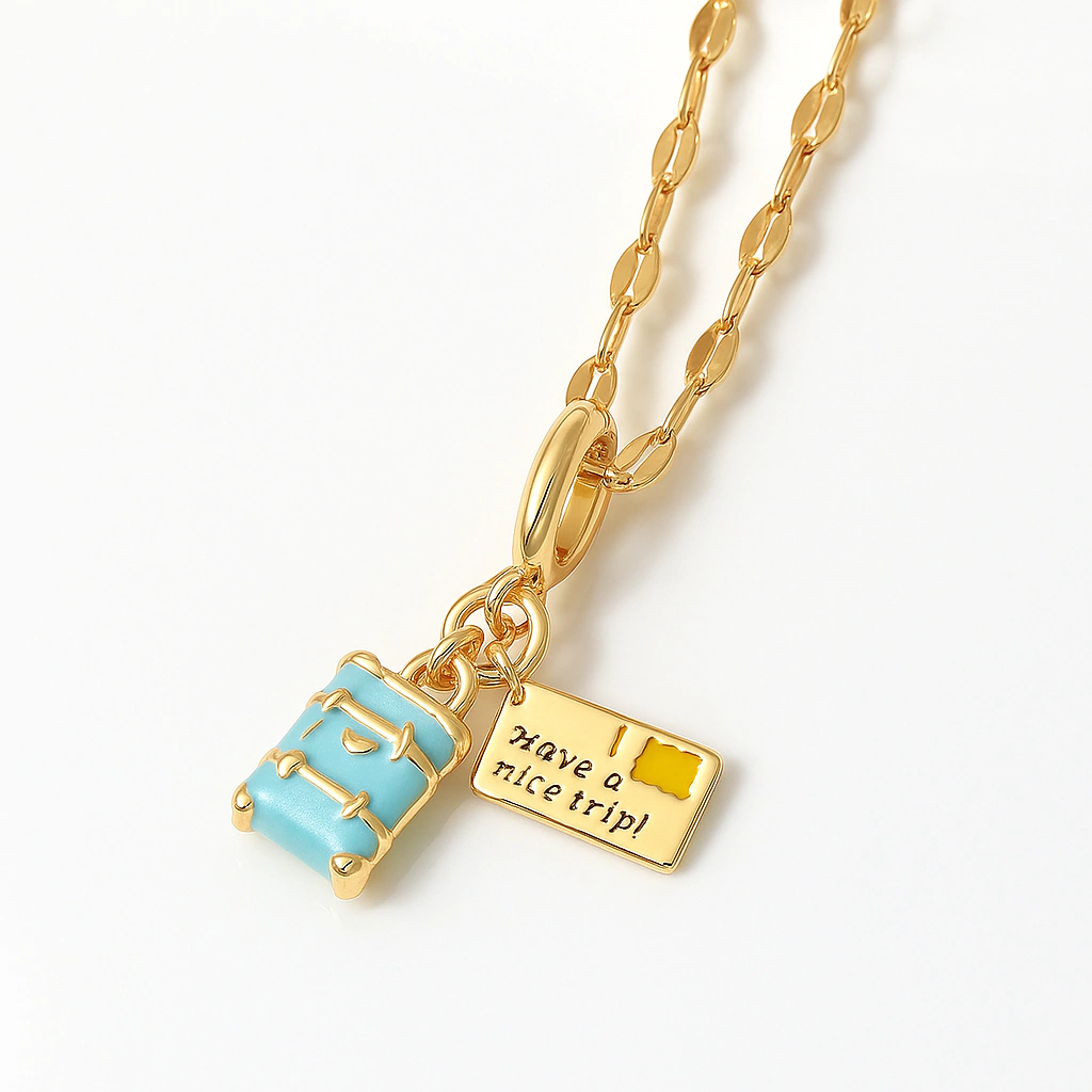 COLLAR CARRY CELESTE (3330)