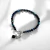 PULSERA CRISTALES 4MM Y DIJE (491) - MER BLANCHE