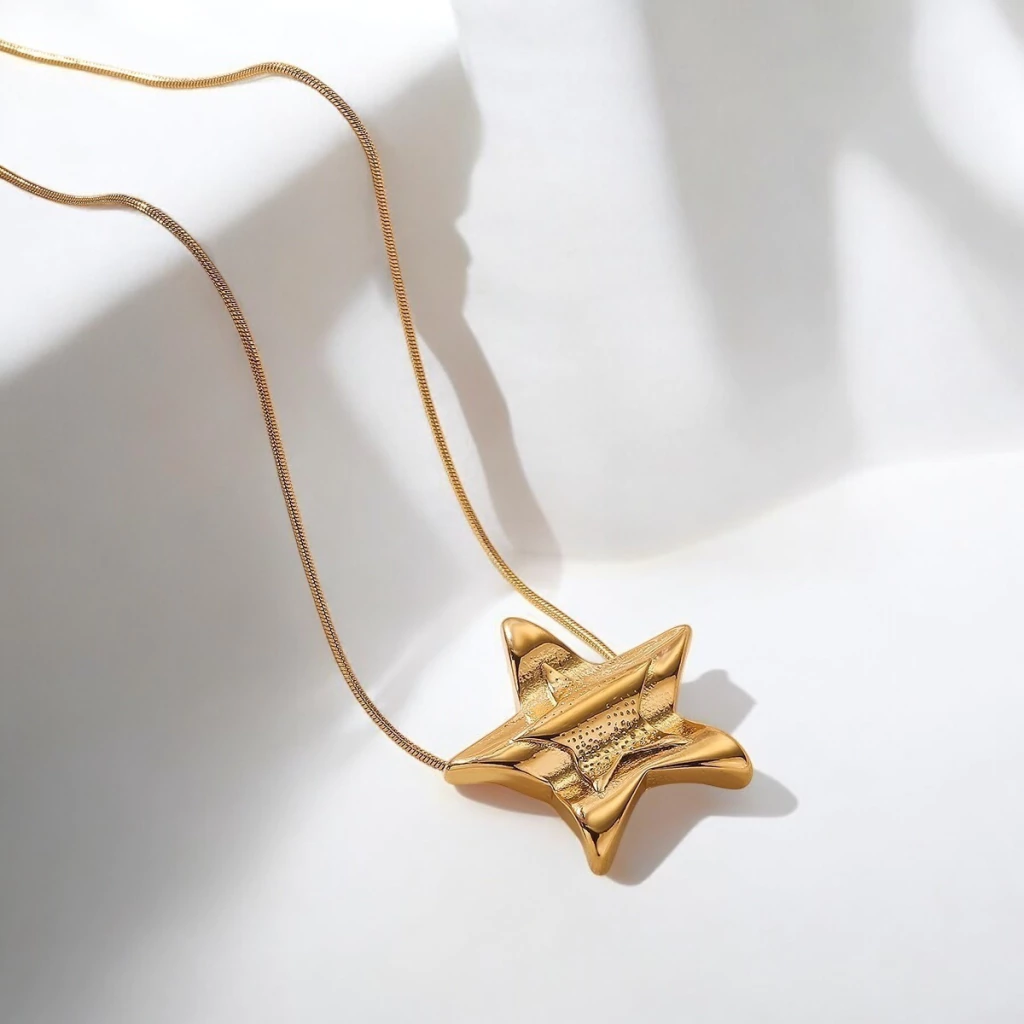 COLLAR ESTRELLA RELIEVE (3224)