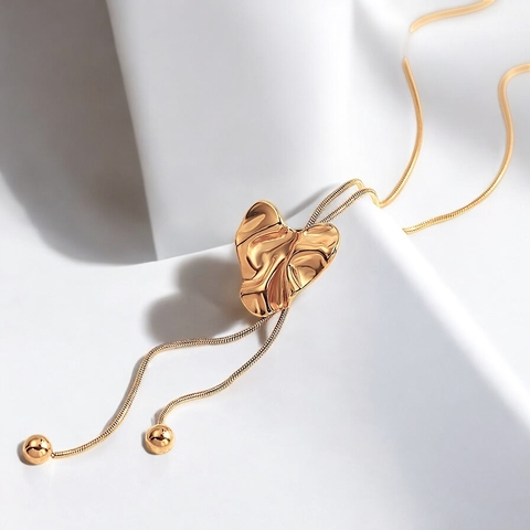 COLLAR CORAZON ORGANICO REGULABLE (3063) - comprar online