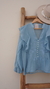 EDEN - Blusa de tencel con volados, manga globo. - comprar online