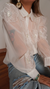 Camisa FIORELA con Apliques de Flores - Nicasia Callao 