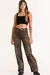 Wide leg print - tienda online