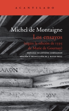 Los ensayos - Michel de Montaigne