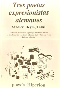 Tres poetas expresionistas alemanes - comprar online