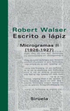 ESCRITO A LAPIZ . MICROGRAMAS II