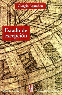 Estado de excepción - Homo sacer II, 1 - Giorgio Agamben