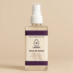 Agua de rosas 120ml - Lavanda - Tienda Sustentable