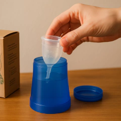 Vaso esterilizador anti-quemaduras - Maggacup - Lavanda - Tienda Sustentable