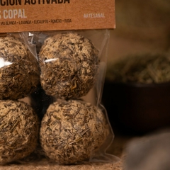 Bombita de Defumación - 7 Hierbas Copal - Lavanda - Tienda Sustentable
