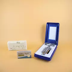 Rasuradora + Hojas + Jabón artesanal - comprar online