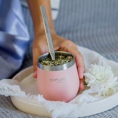 Mate Térmico - Rosa - Lavanda - Tienda Sustentable