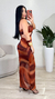 Vestido Feminino Midi Tule Estampado Jhenifer - loja online