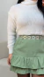 Saia Curta Feminina Babados Regina Verde - loja online
