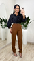 Camisa Feminina Babados Maria Preto - Loja Loanita - Roupas femininas