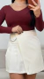 Imagem do Cropped Feminino Canelado Magali Vinho