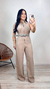 Macacão Feminino Marrant Com Cinto Ivone Nude - loja online