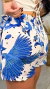 Imagem do SHORT SAIA CREPE NÔA FEMININO AZUL