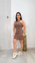 Imagem do VESTIDO ANA RUGA FÊ FEMININO MARROM