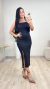 Vestido Feminino Midi Rafaela Preto - comprar online
