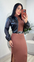 Vestido Feminino Golinha Alta Dayane Marrom - loja online