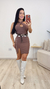 Imagem do Vestido Feminino Curto Marilia Marrom