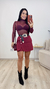 Short Saia Feminino Rayssa Vinho